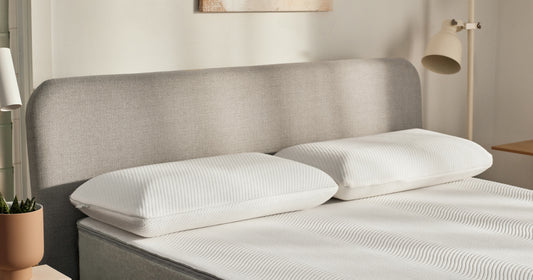 Pillows on bed