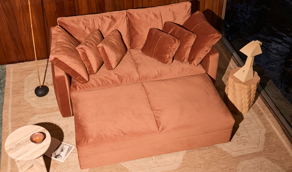 Mega chaise mode