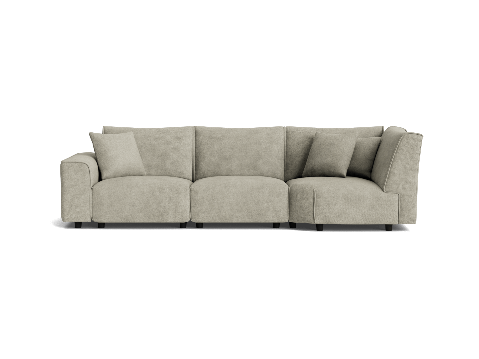 Modern Sofa - Corner / 4.5-Seater (Right) / Hawky