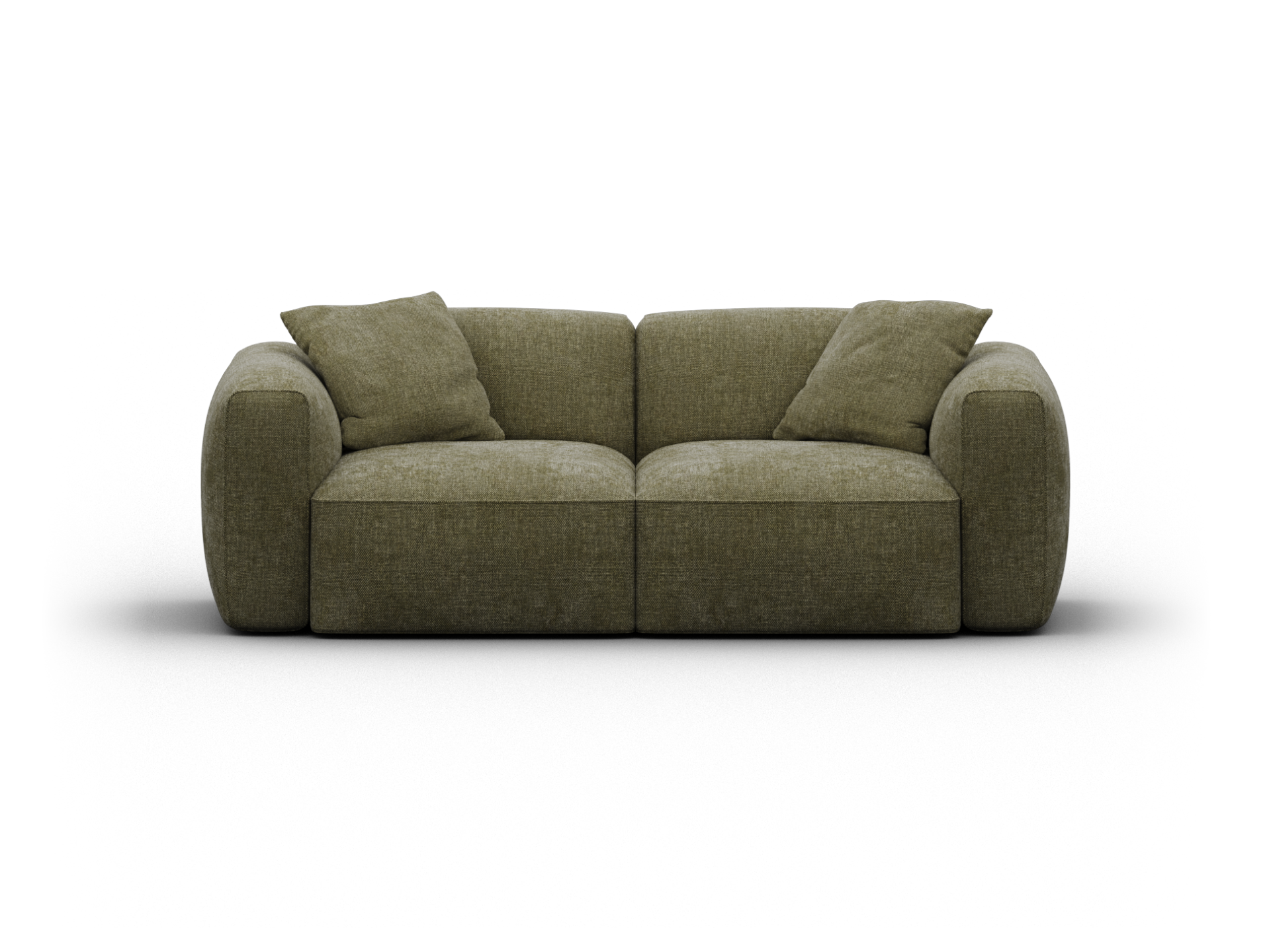 Torquay Modular Sofa - Sofa / Regular / 2 Sections / Forest Dawn (Luxe edition)