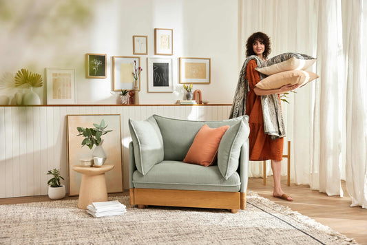 Green is a great option when exploring the best colours for bedrooms