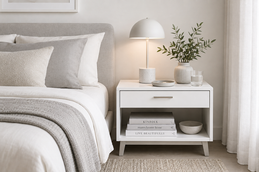 Styling a bedside table