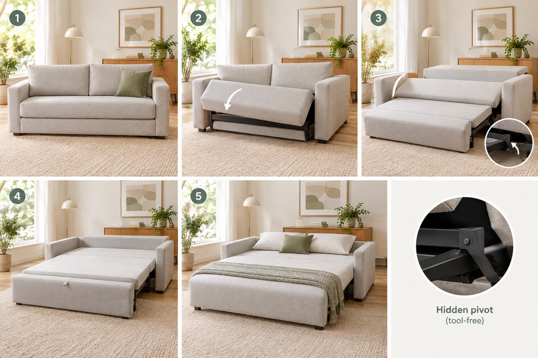 What Is FlipBed™? How Koala's Tool-Free Conversion Works