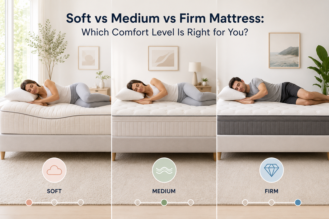 Comparing Mattress: Soft vs Medium vs Firm
