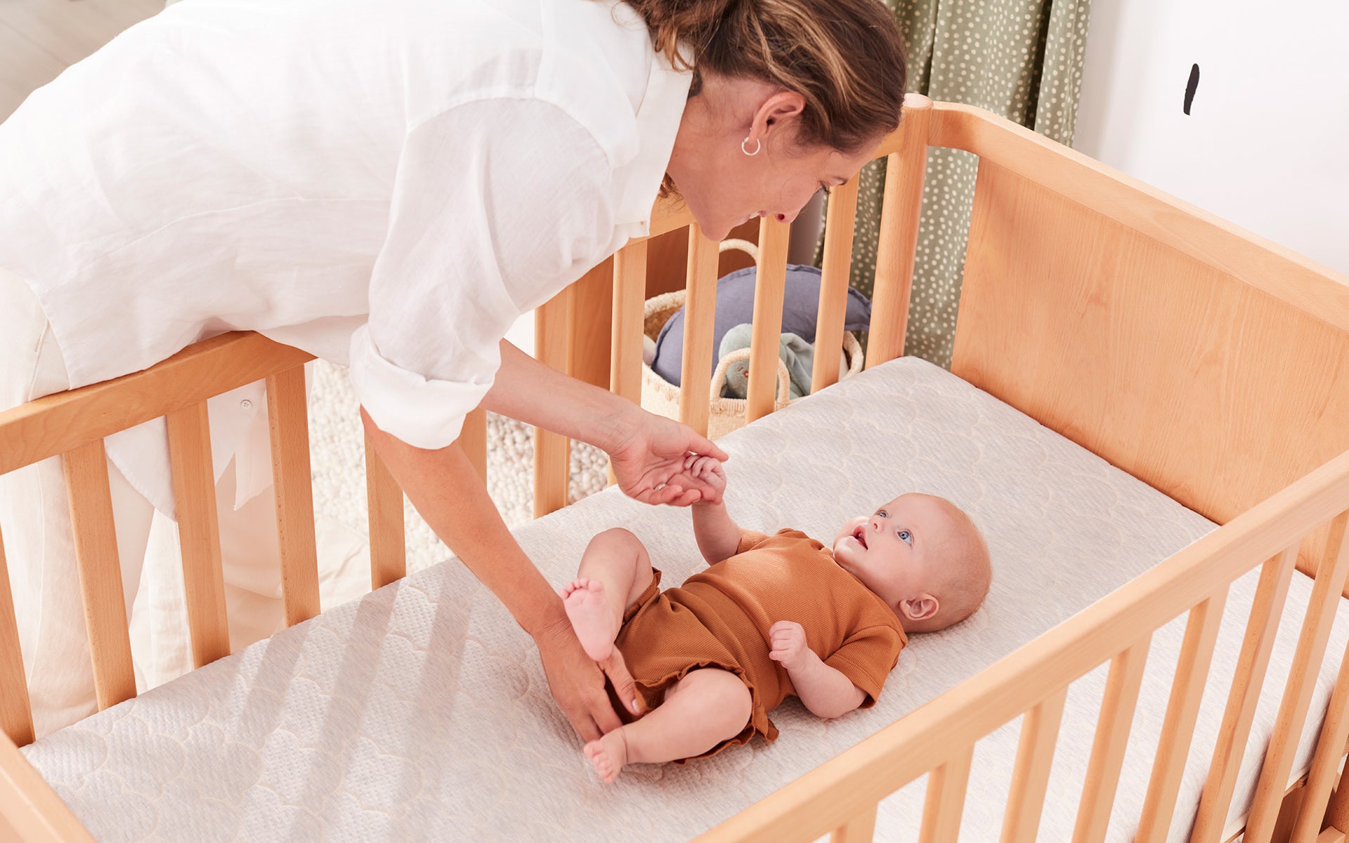 Bassinet to crib transition tips on sale