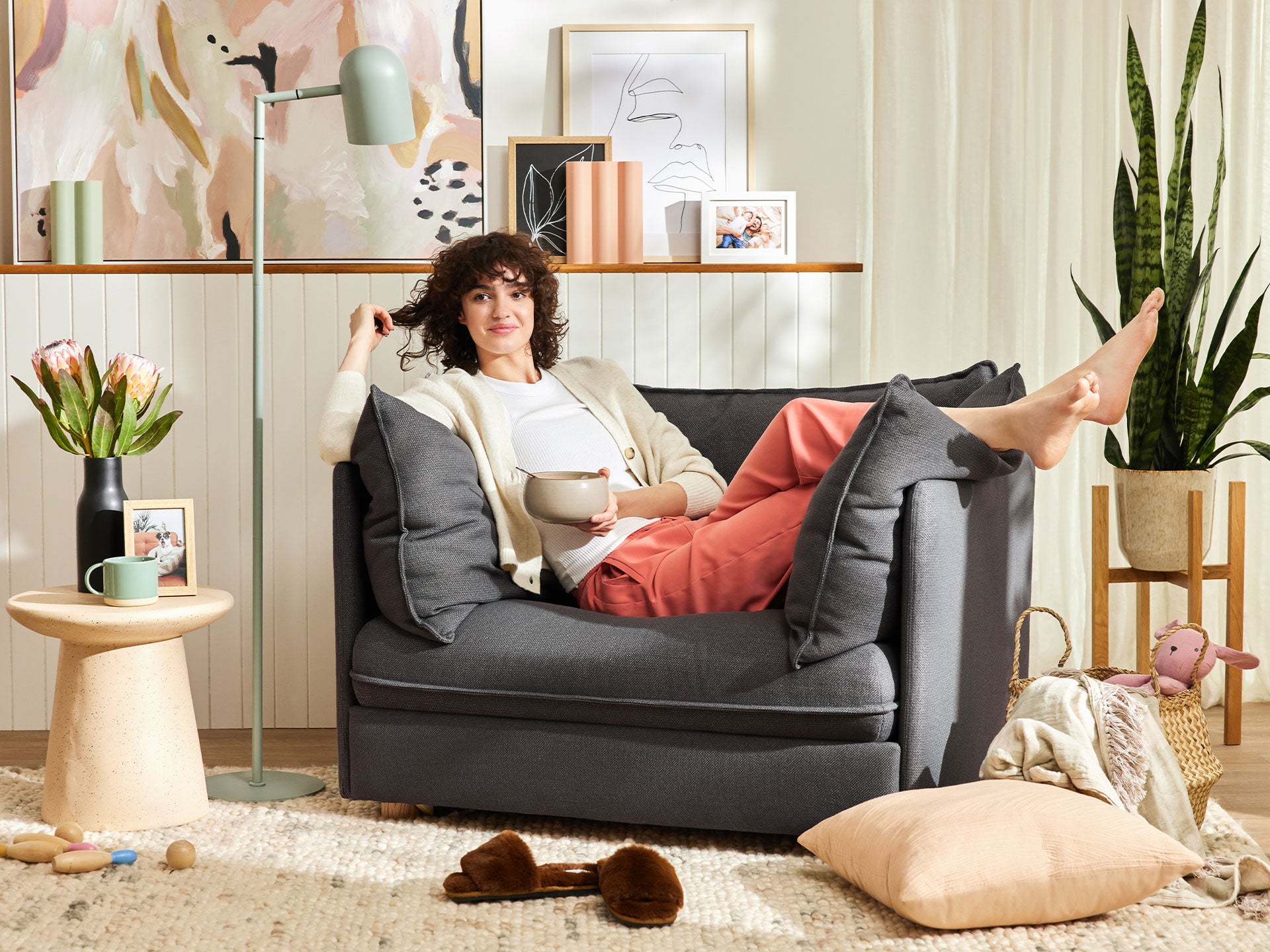 Koala timber armchair on sale