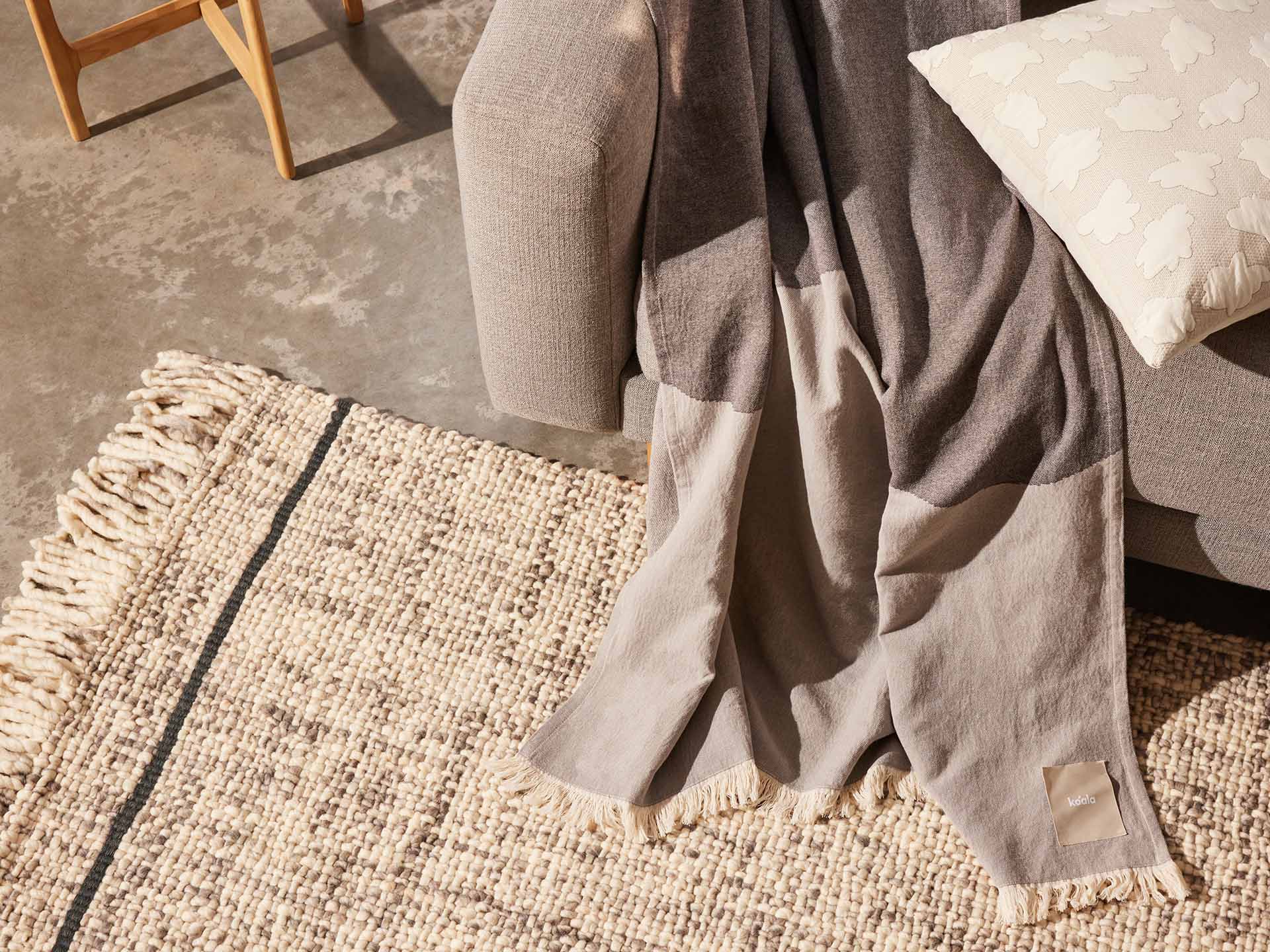 Big Swell Throw The Modern Beach House Throw Couch Throws by Koala Koala AU