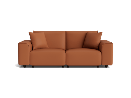 Modern UnReal Leather Sofa