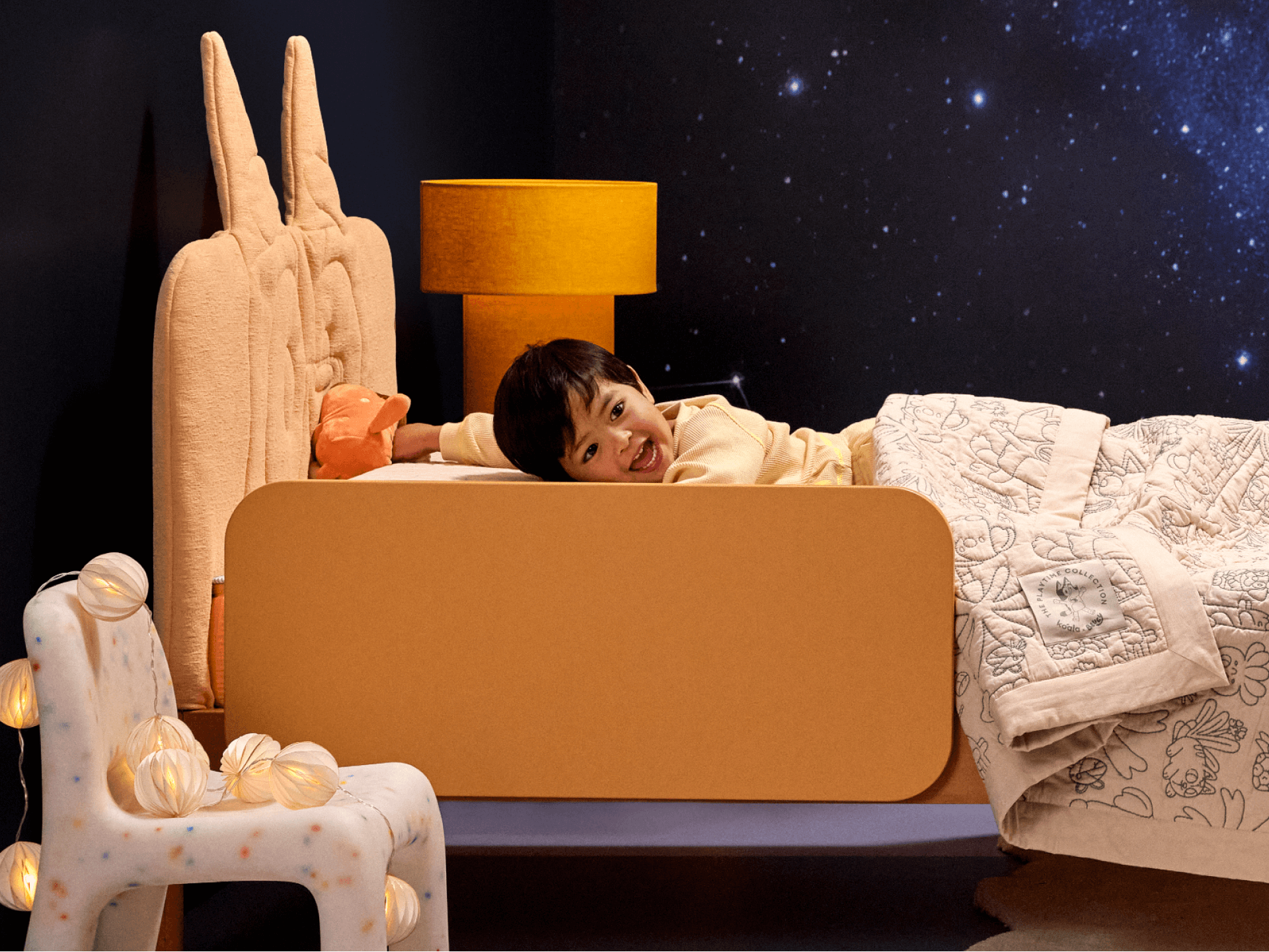 Koala x Bluey Snoozytime Bed Base - Calypso / Bed Base + Guardrail