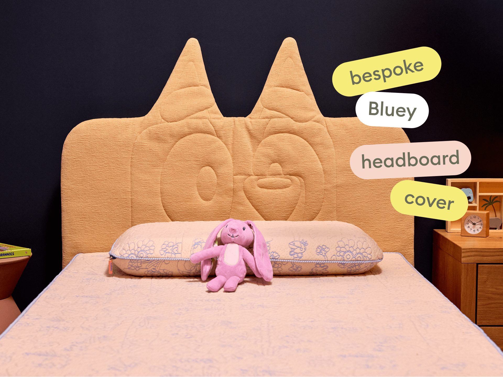 Koala x Bluey Snoozytime Bed Base - Calypso / Bed Base + Guardrail