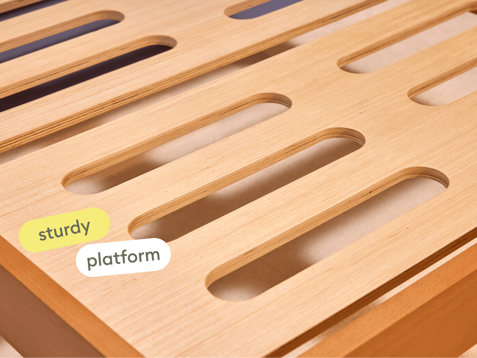 Koala x Bluey Snoozytime Bed Base - Calypso / Bed Base + Guardrail