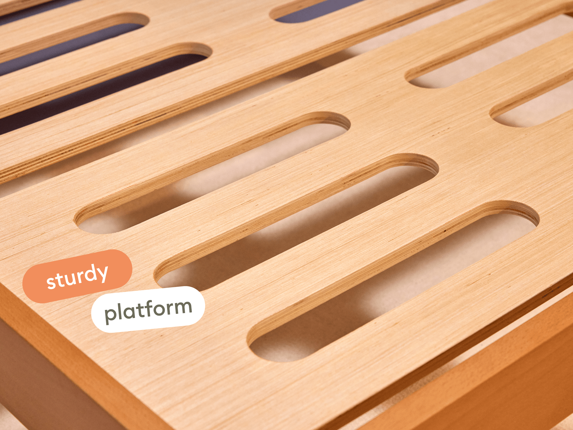 Koala x Bluey Snoozytime Bed Base - Flamingo / Bed Base Only