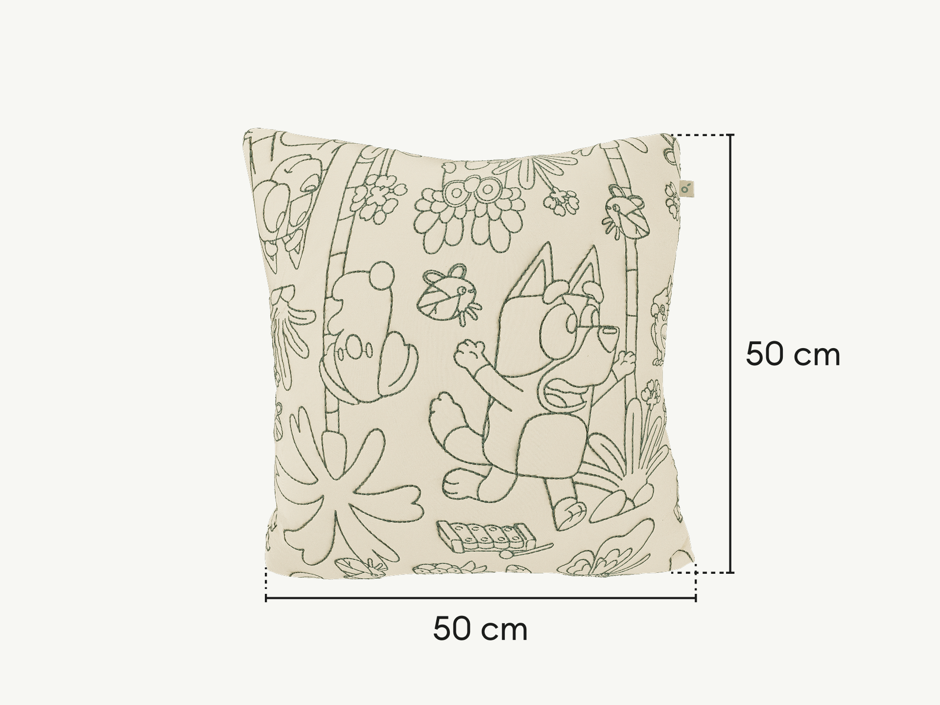Koala x Bluey Snuggletime Cushion - 50 x 50cm / Kimjim
