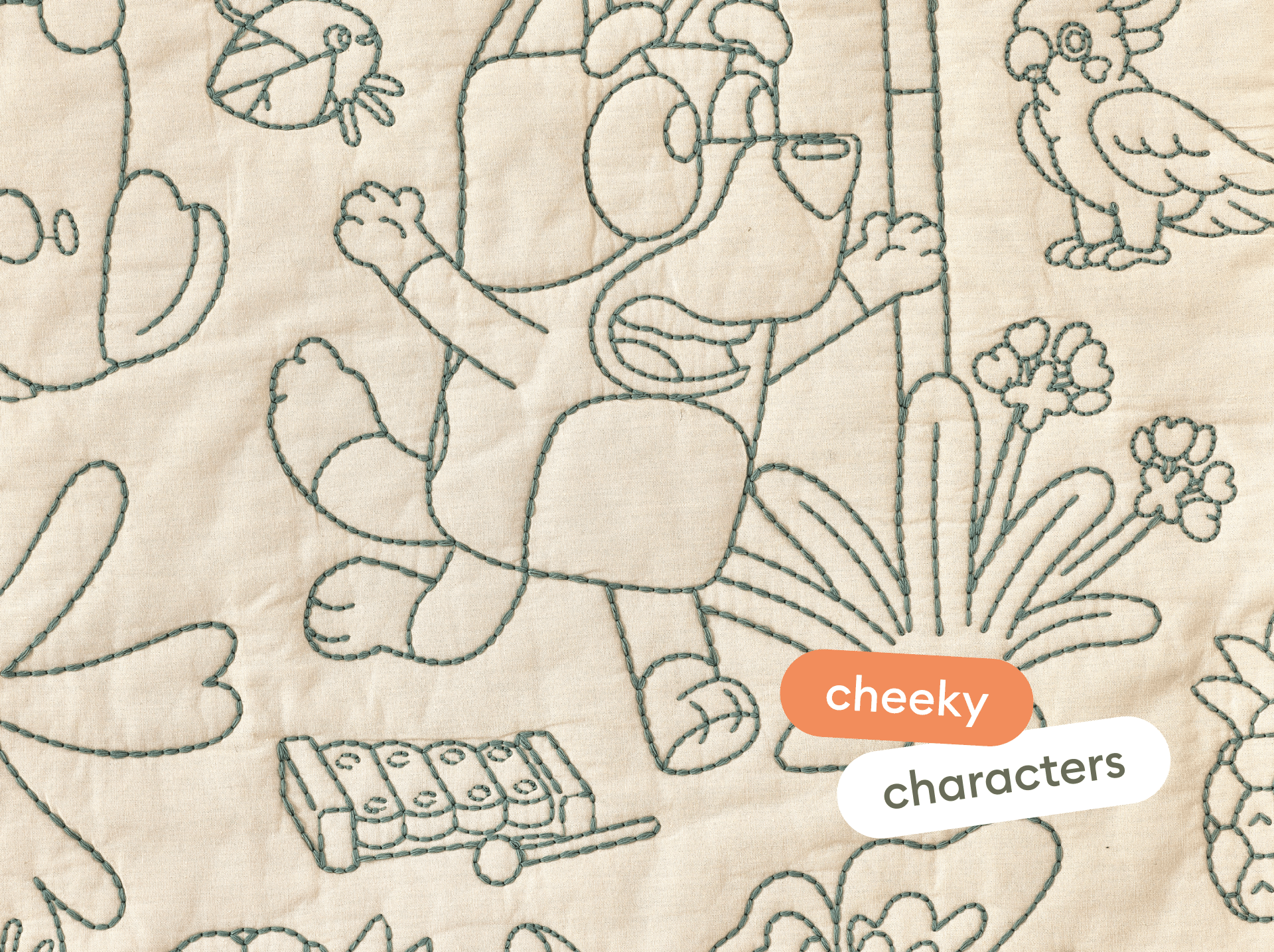 Koala x Bluey Snuggletime Cushion - 50 x 50cm / Kimjim