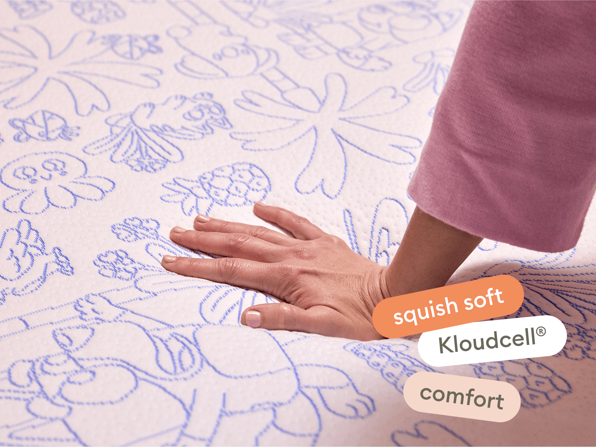 Koala x Bluey Snoozytime Mattress - Flamingo