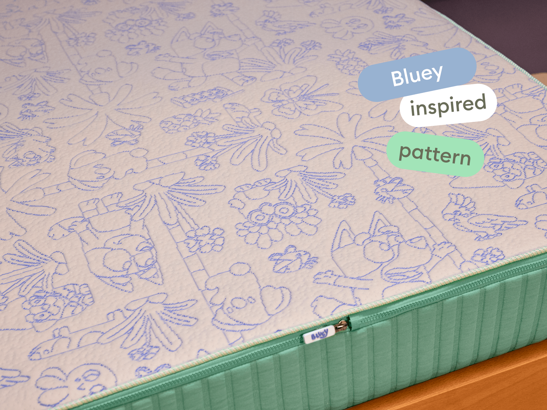 Koala x Bluey Snoozytime Mattress - Walking Leaf