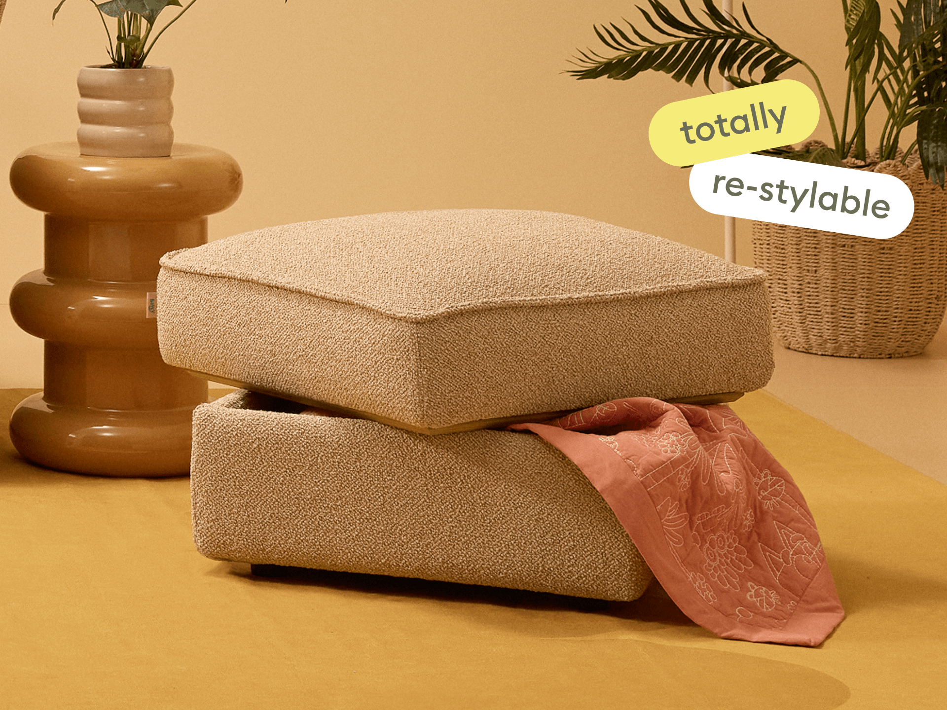 Koala x Bluey Playtime Ottoman Covers - Potoroo