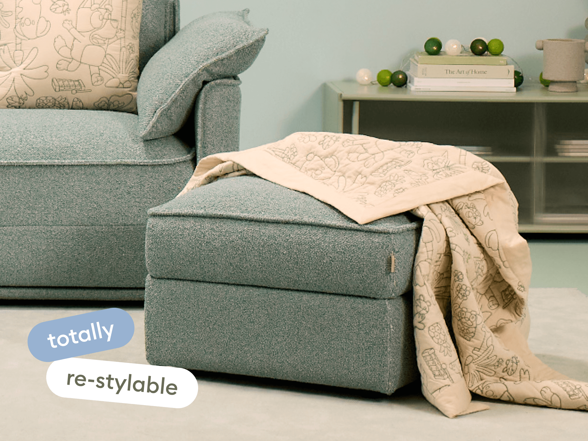 Koala x Bluey Playtime Covers - Ottoman / The Creek
