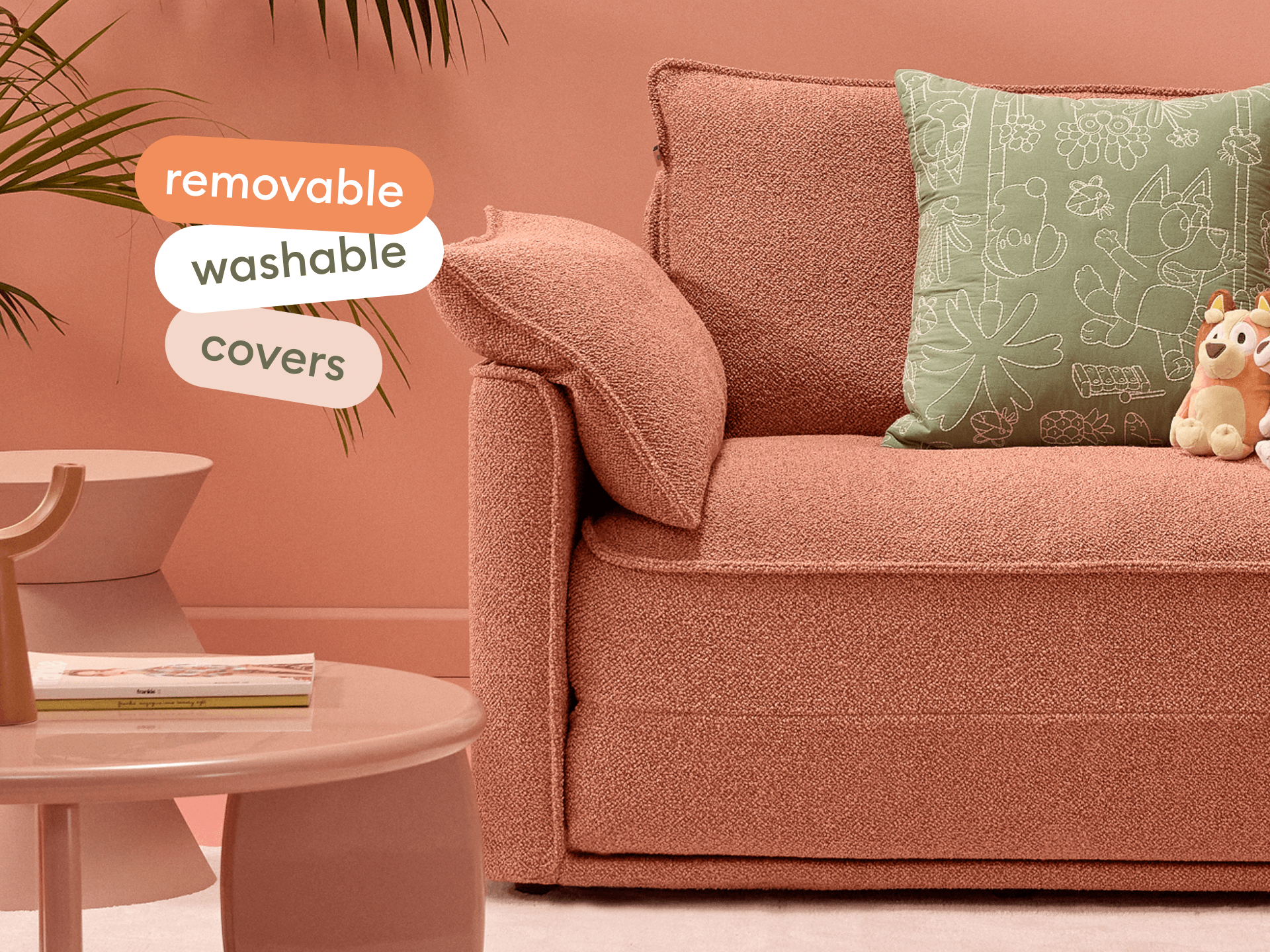 Koala x Bluey Playtime Covers - 1.5-Seater (Single) / Kookaburra