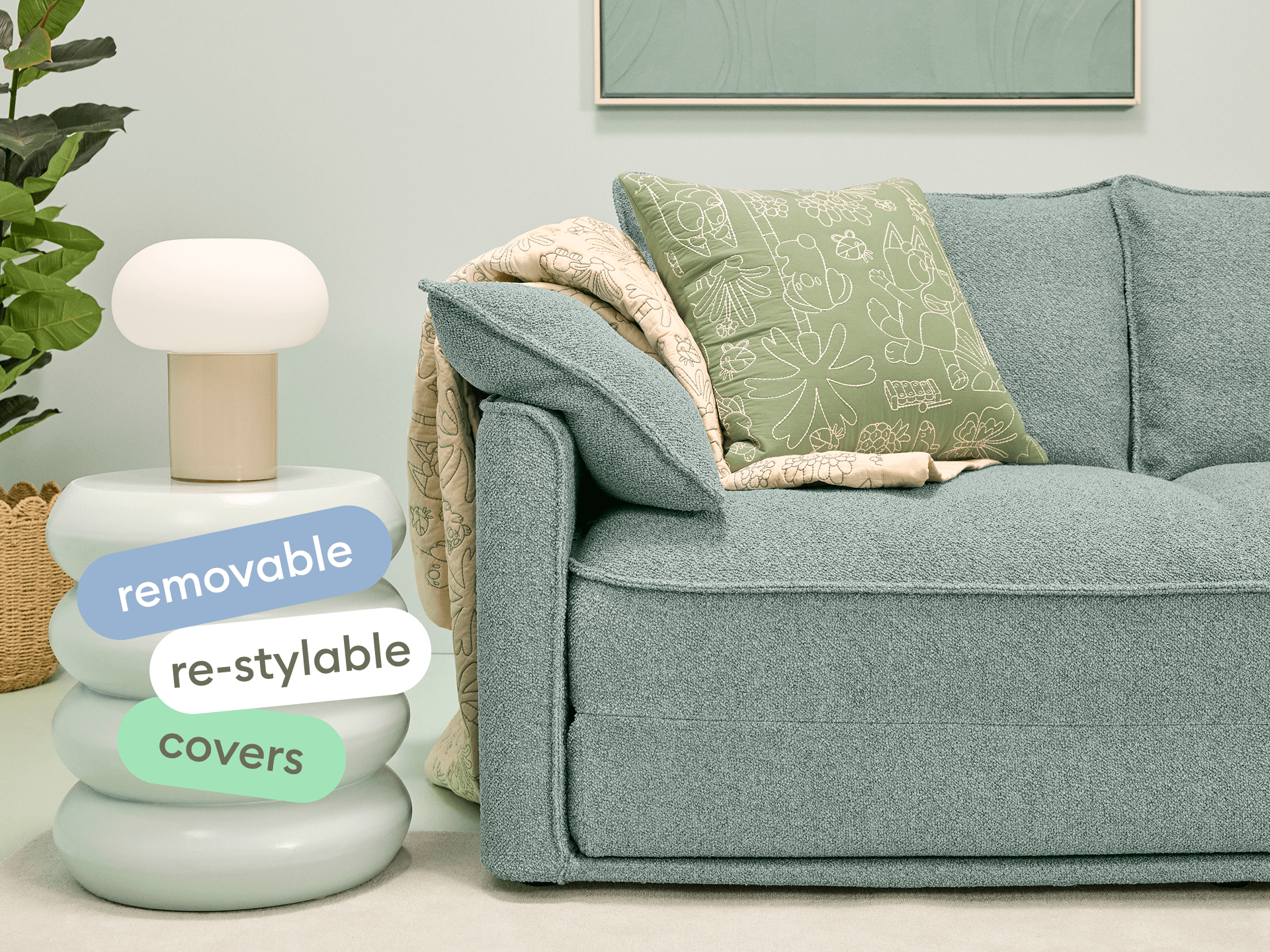 Koala x Bluey Playtime Covers - 2.5-Seater (Double) / The Creek