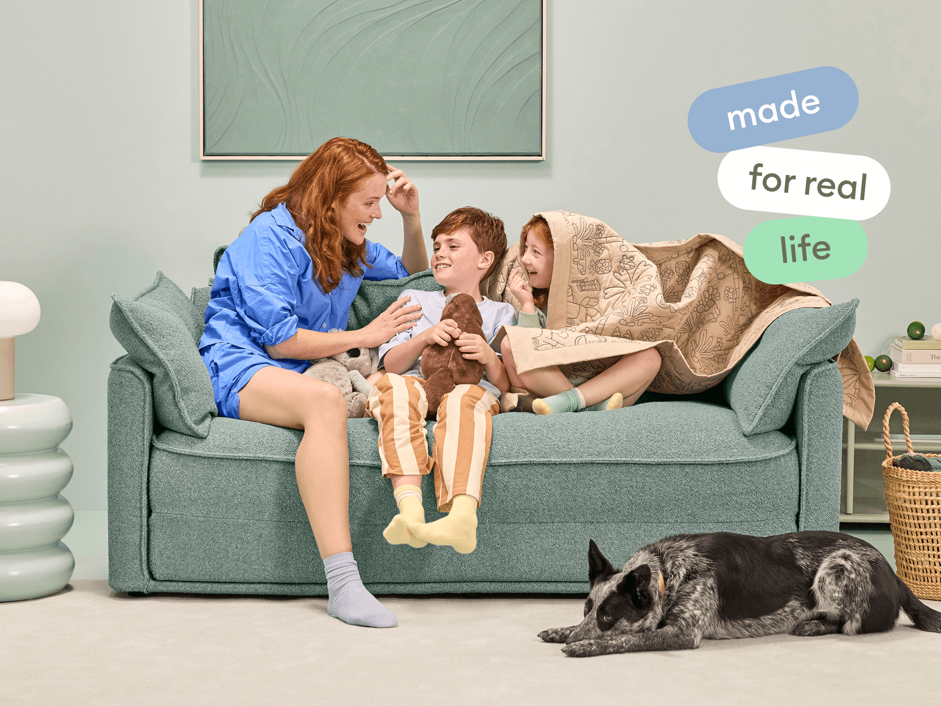 Koala x Bluey Playtime Covers - 2.5-Seater (Double) / The Creek