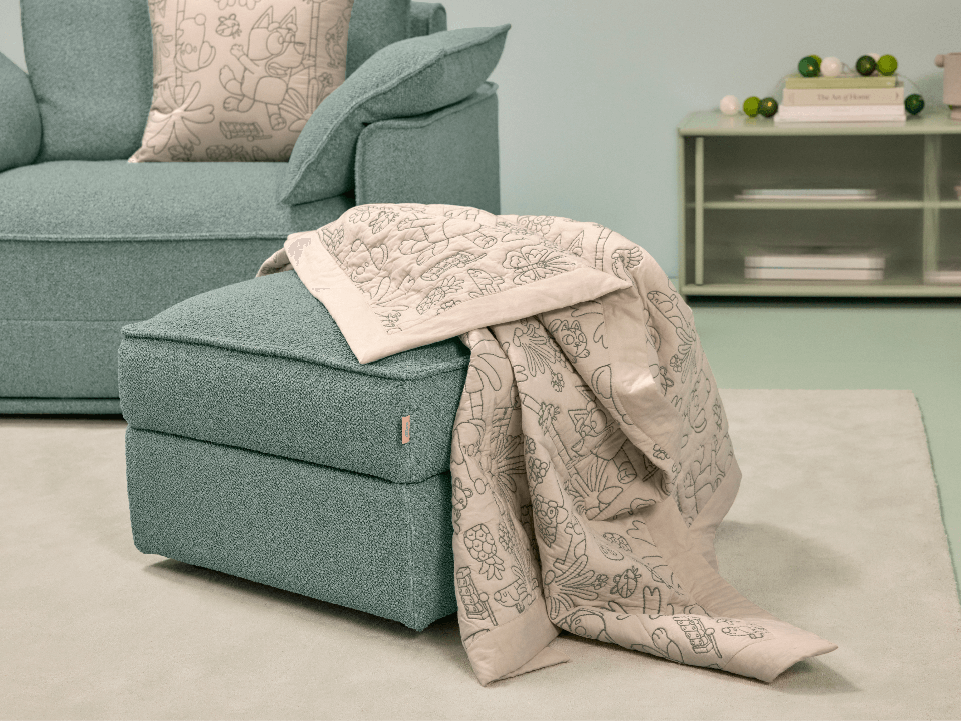 Koala x Bluey Snuggletime Throw - 180 x 130cm / Kimjim