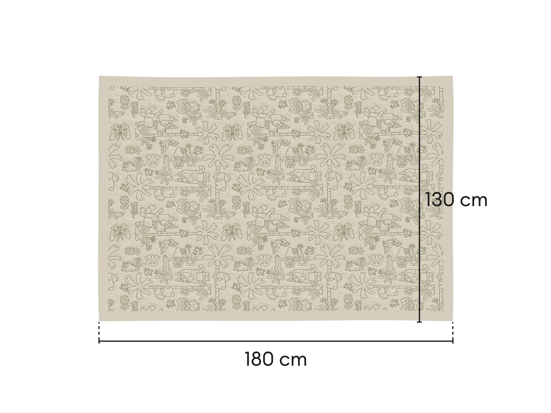 Koala x Bluey Snuggletime Throw - 180 x 130cm / Kimjim