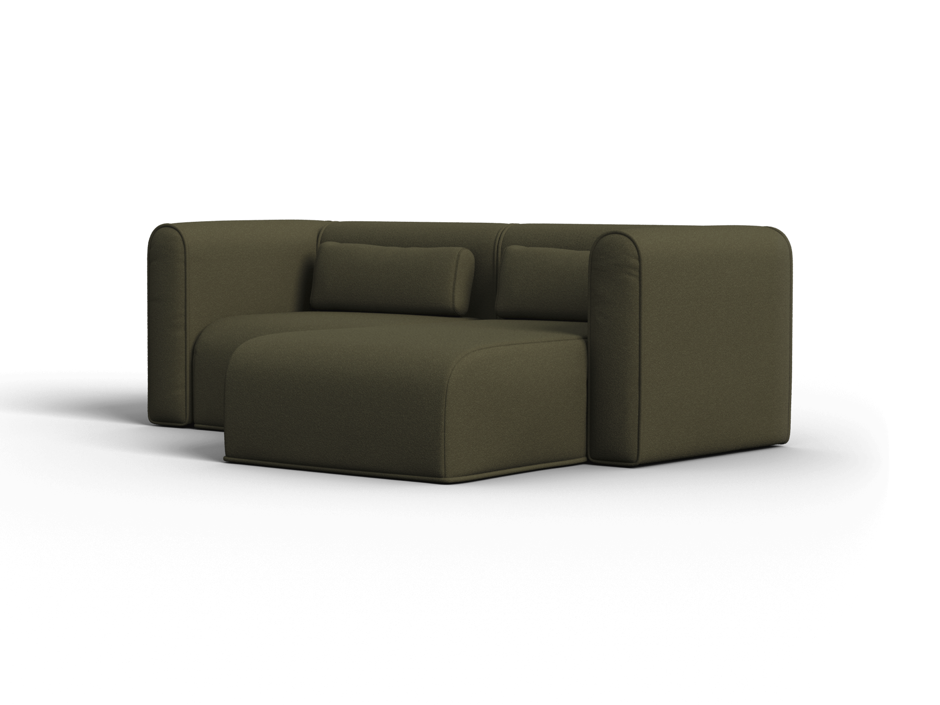 Bangalow Modular Sofa - Green Wattle (Standard) / Chaise / 3-Seater