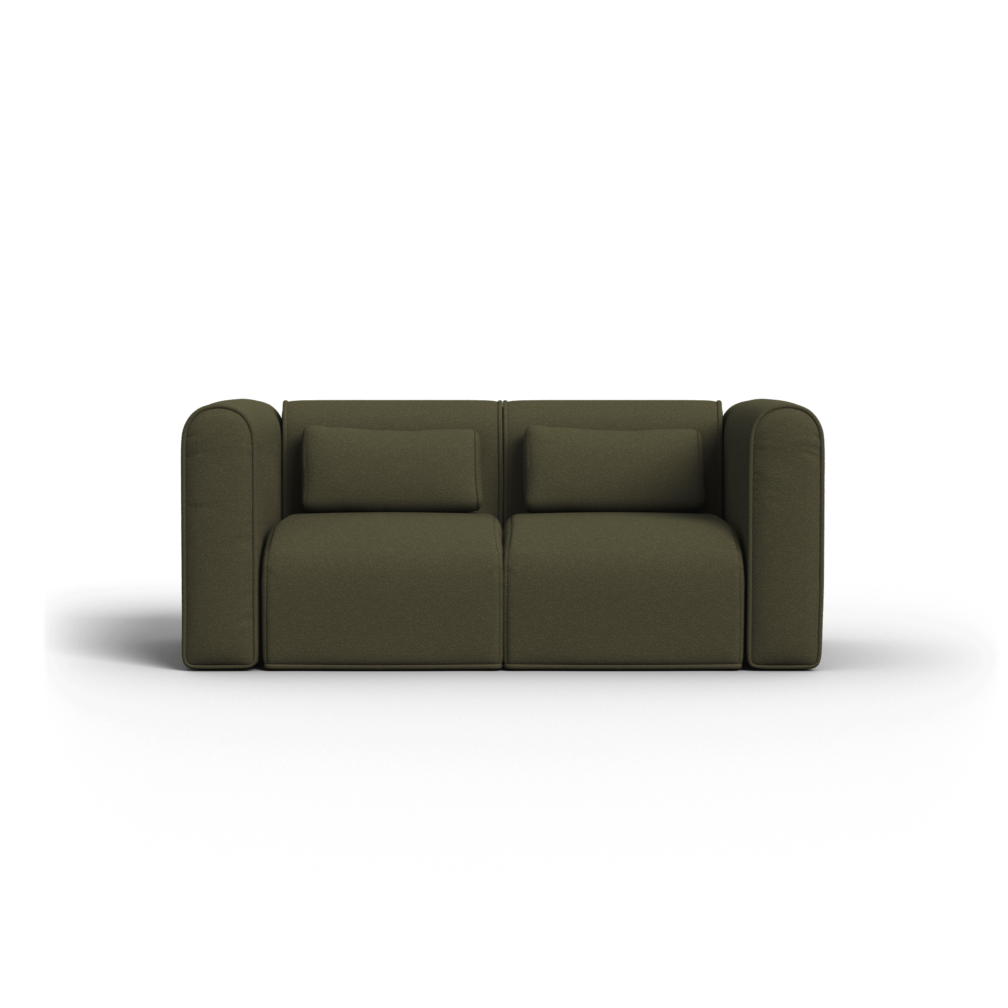 Bangalow Modular Sofa - Sofa / 2-Seater / Green Wattle
