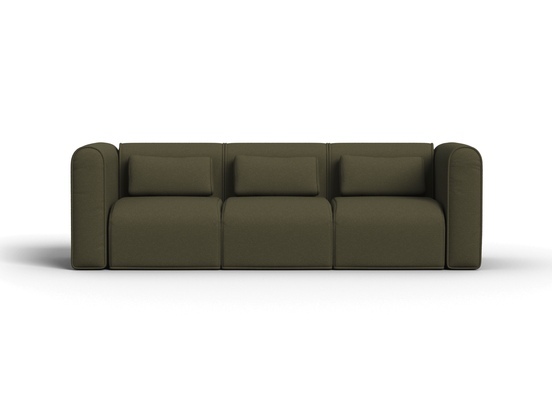 Bangalow Modular Sofa - Green Wattle (Standard) / Sofa / 3.5-Seater