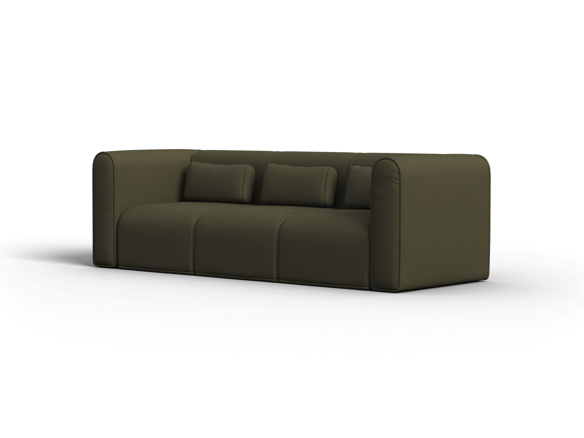 Bangalow Modular Sofa - Green Wattle (Standard) / Sofa / 3.5-Seater