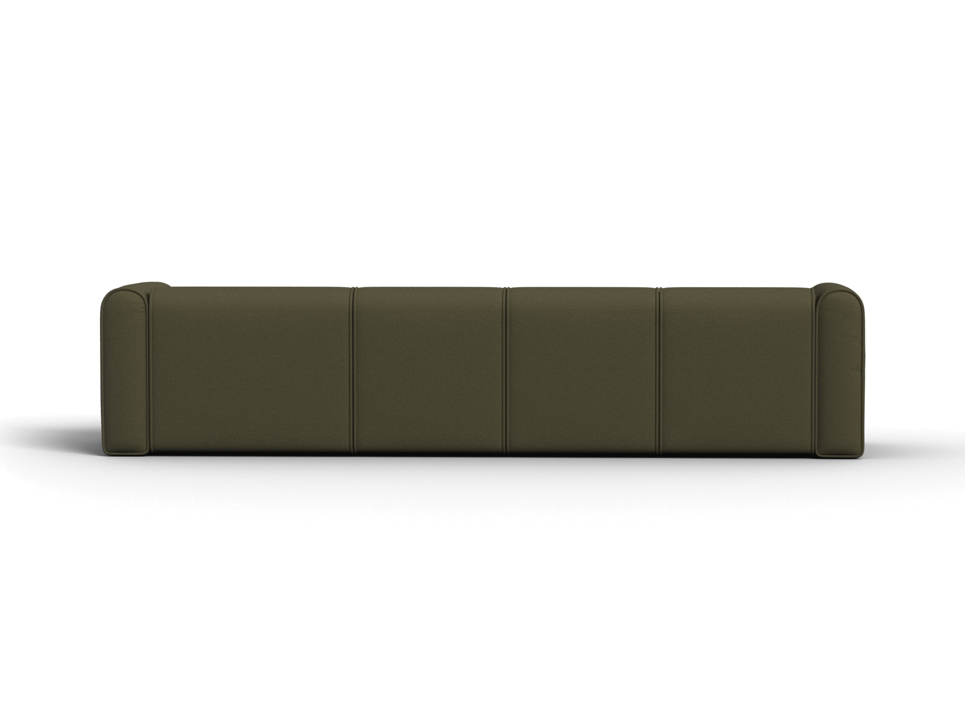 Bangalow Modular Sofa - Chaise / 5-Seater / Green Wattle (Standard)