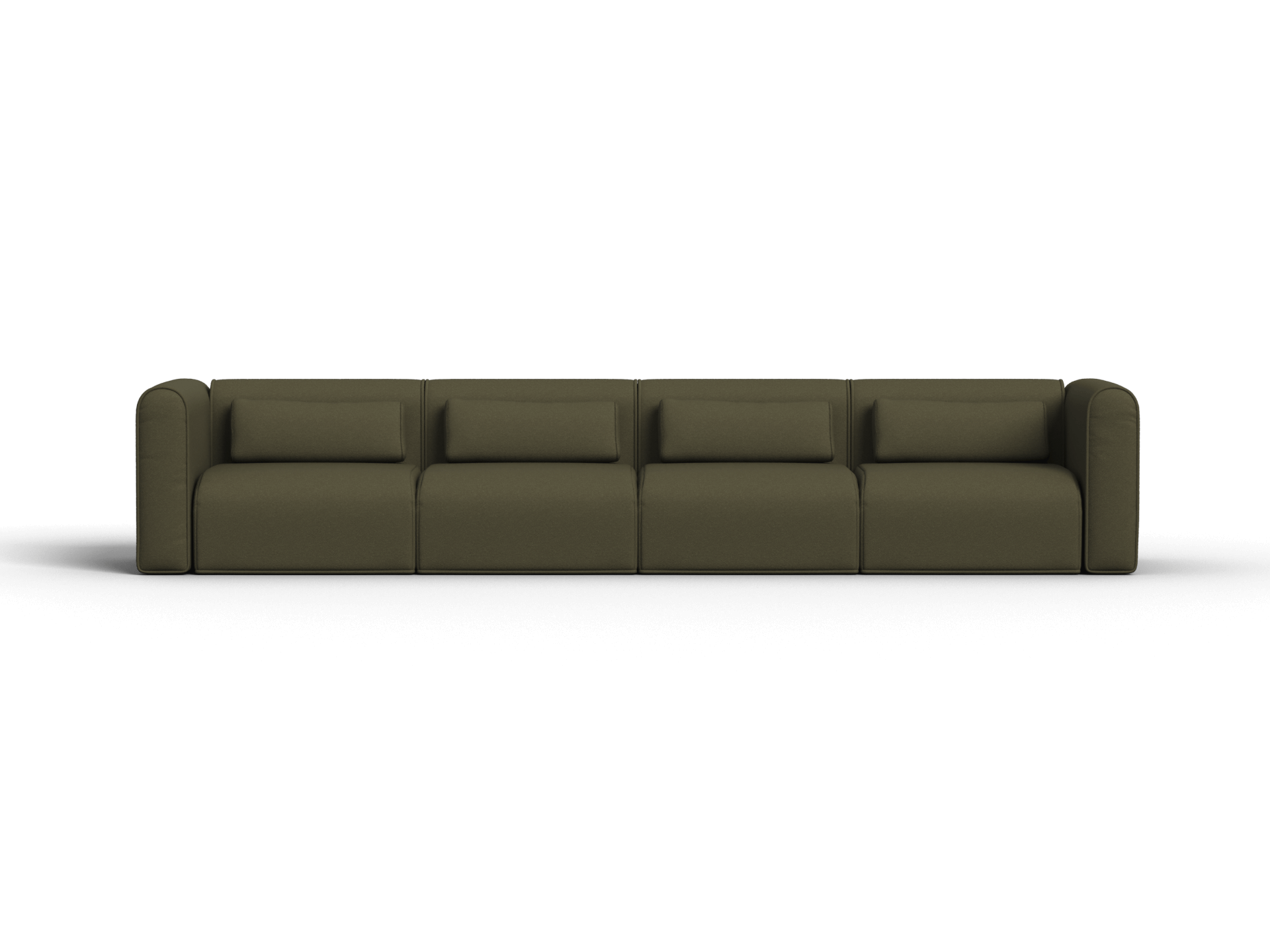 Bangalow Modular Sofa - Green Wattle (Standard) / Sofa / 6-Seater