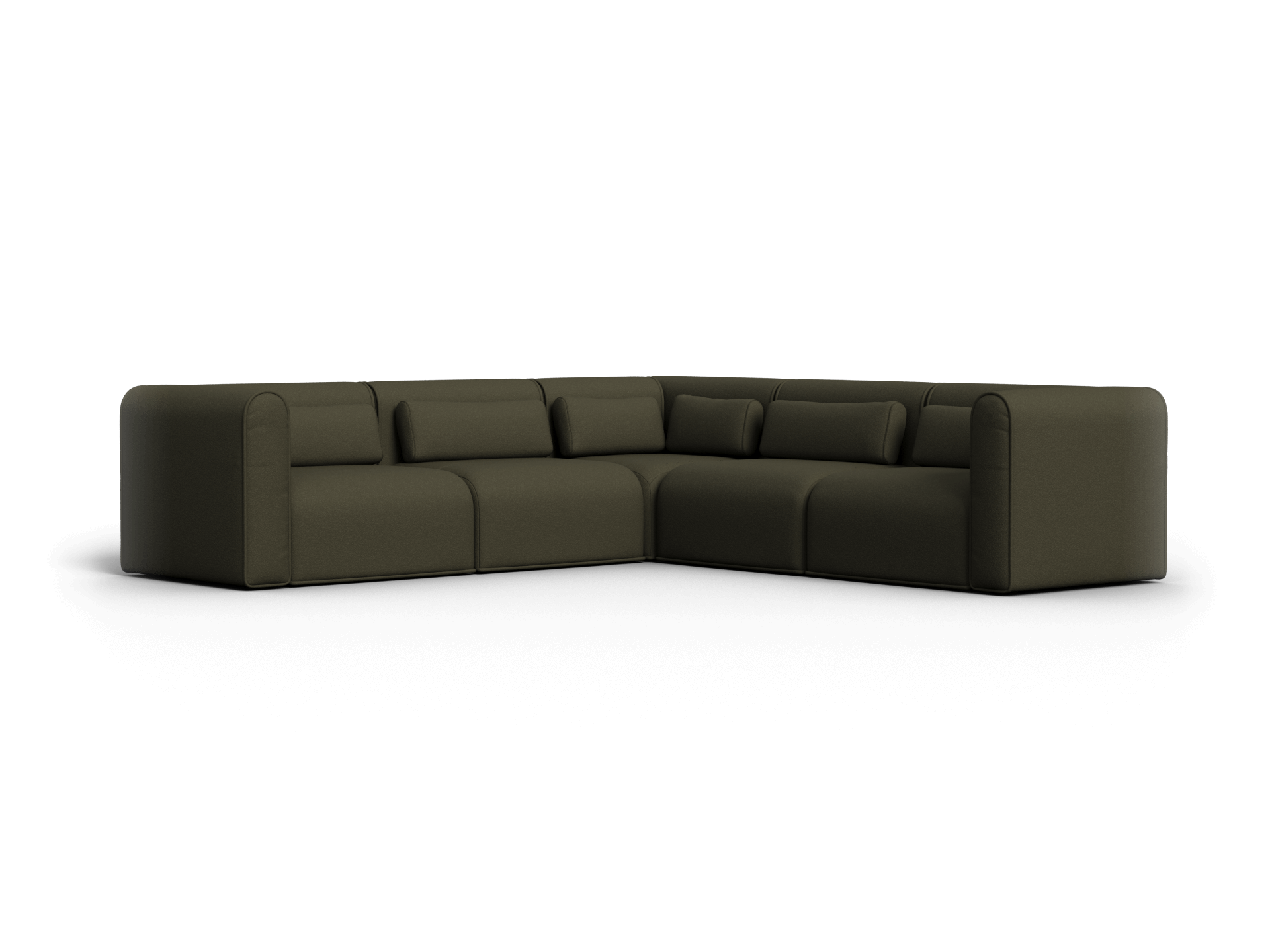 Bangalow Modular Sofa - Green Wattle (Standard) / Corner / 7-Seater