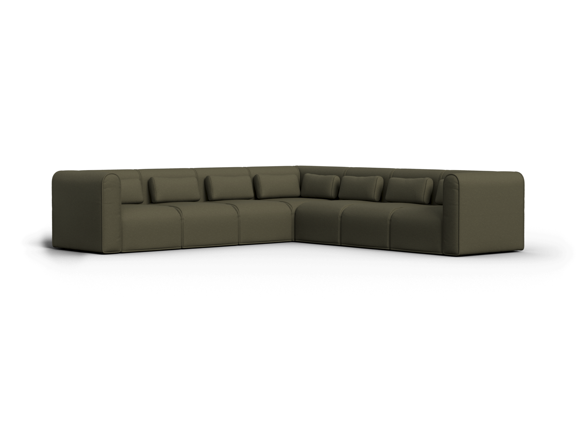 Bangalow Modular Sofa - Green Wattle (Standard) / Corner / 8-Seater