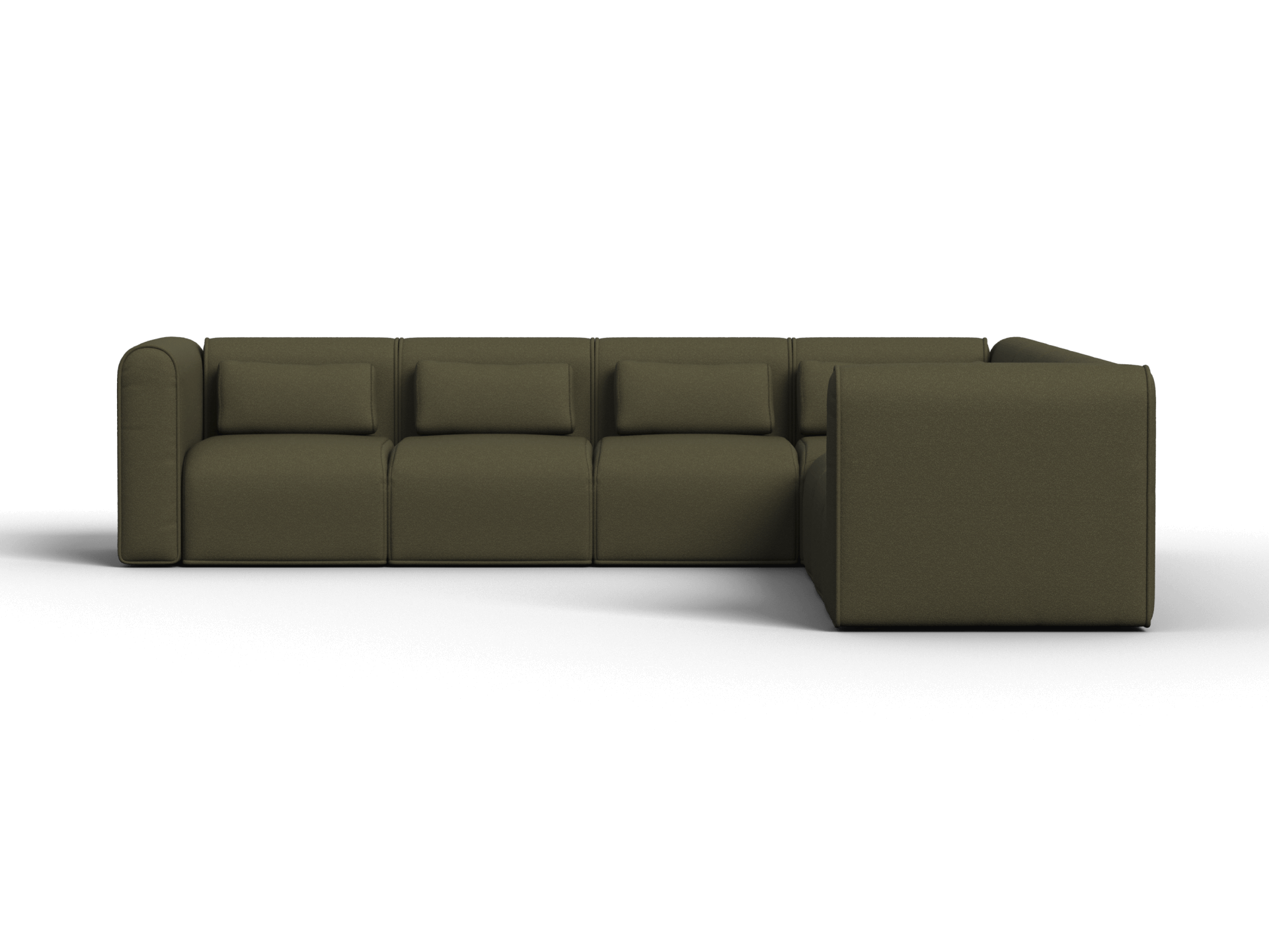 Bangalow Modular Sofa - Green Wattle (Standard) / Corner / 8-Seater