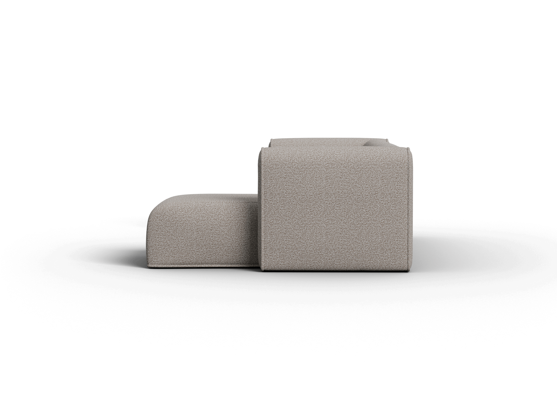 Bangalow Modular Sofa - Chaise / 3.5-Seater / Limestone (Luxe edition)