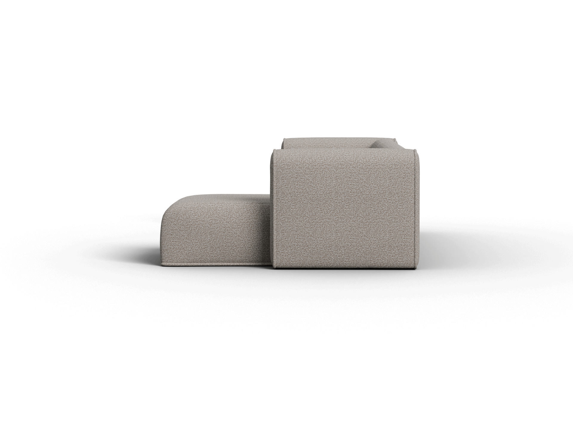Bangalow Modular Sofa - Chaise / 4.5-Seater / Limestone (Luxe edition)