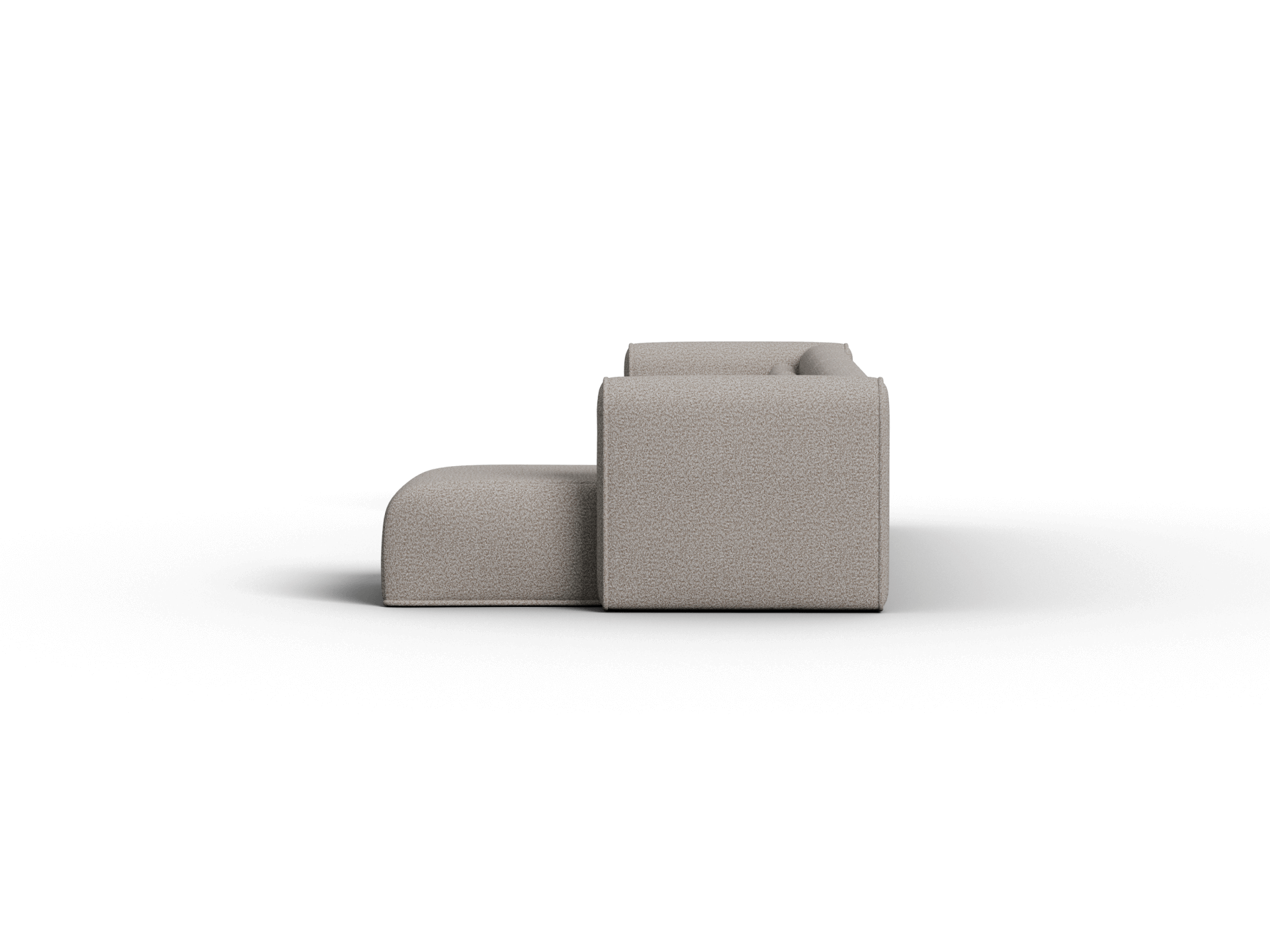 Bangalow Modular Sofa - Chaise / 6-Seater / Limestone (Luxe edition)