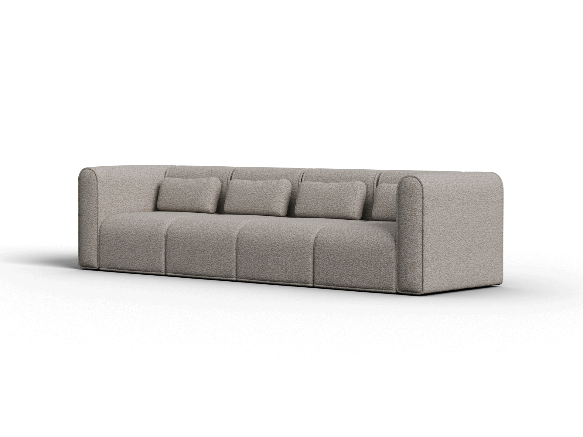 Bangalow Modular Sofa - Sofa / 4.5-Seater / Limestone (Luxe edition)
