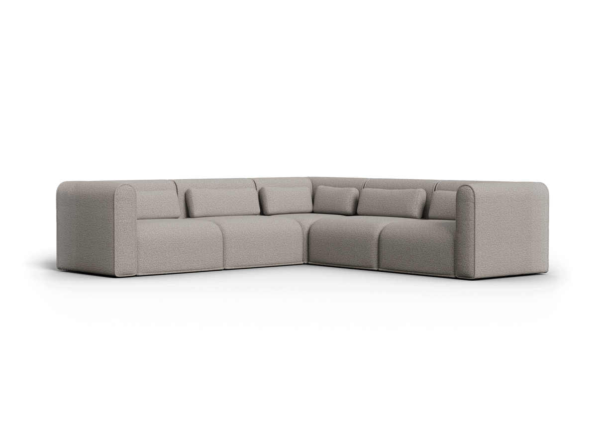 Bangalow Modular Sofa - Limestone (Luxe edition) / Corner / 5 Sections