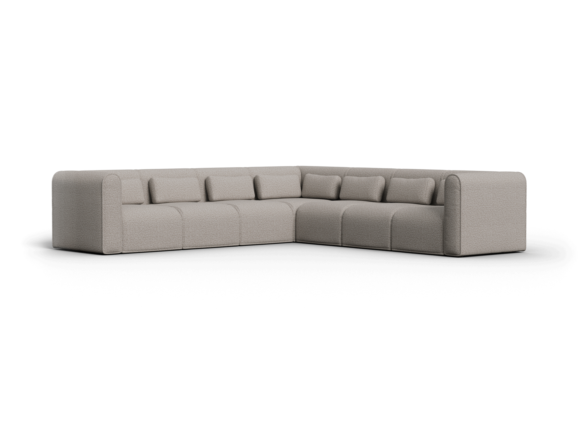 Bangalow Modular Sofa - Limestone (Luxe edition) / Corner / 8-Seater