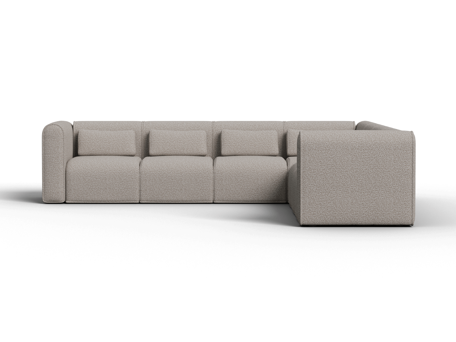 Bangalow Modular Sofa - Limestone (Luxe edition) / Corner / 8-Seater
