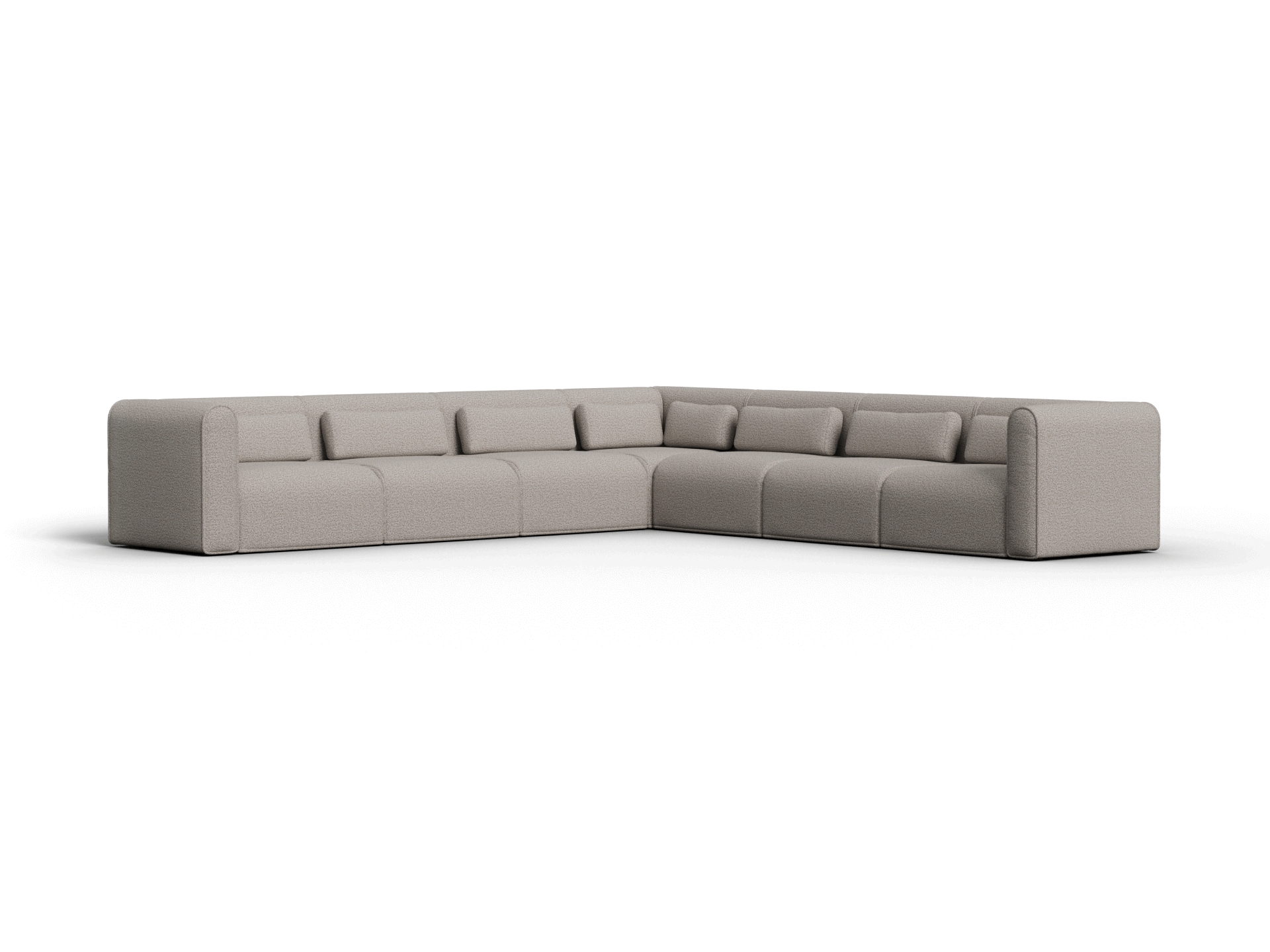 Bangalow Modular Sofa - Limestone (Luxe edition) / Corner / 10-Seater