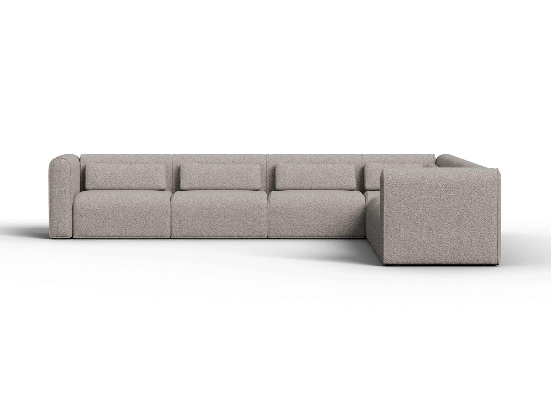 Bangalow Modular Sofa - Limestone (Luxe edition) / Corner / 10-Seater