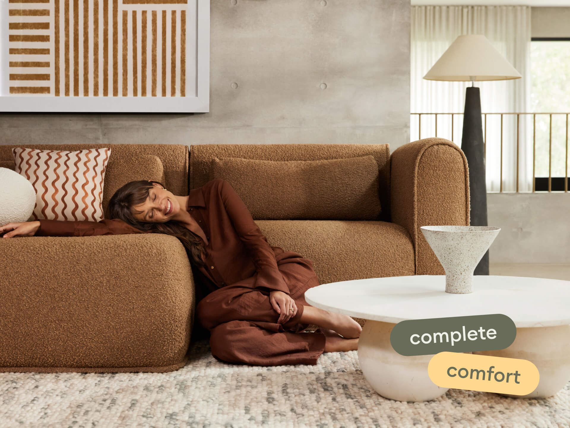 Bangalow Modular Sofa - Sand Dune (Luxe edition) / Chaise / 2 Sections