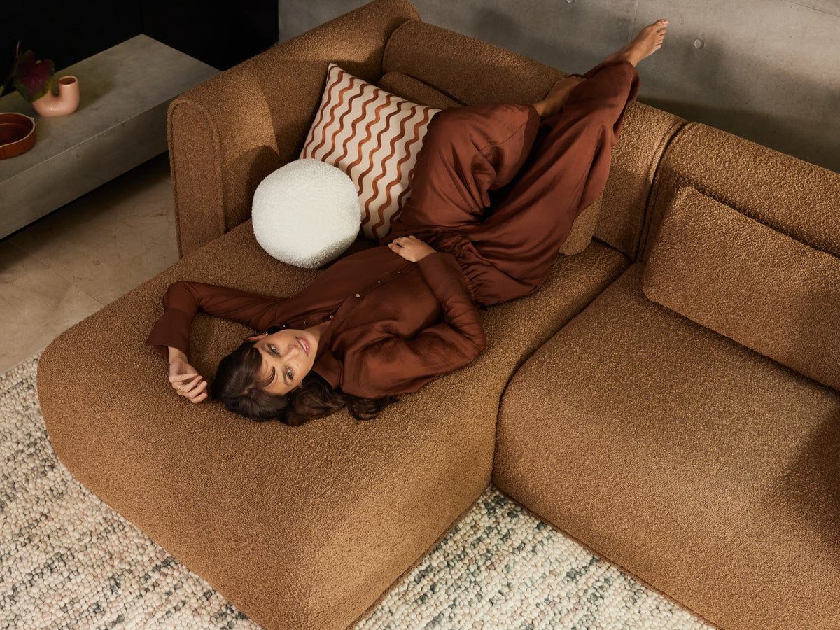 Bangalow Modular Sofa - Sand Dune (Luxe edition) / Chaise / 2 Sections