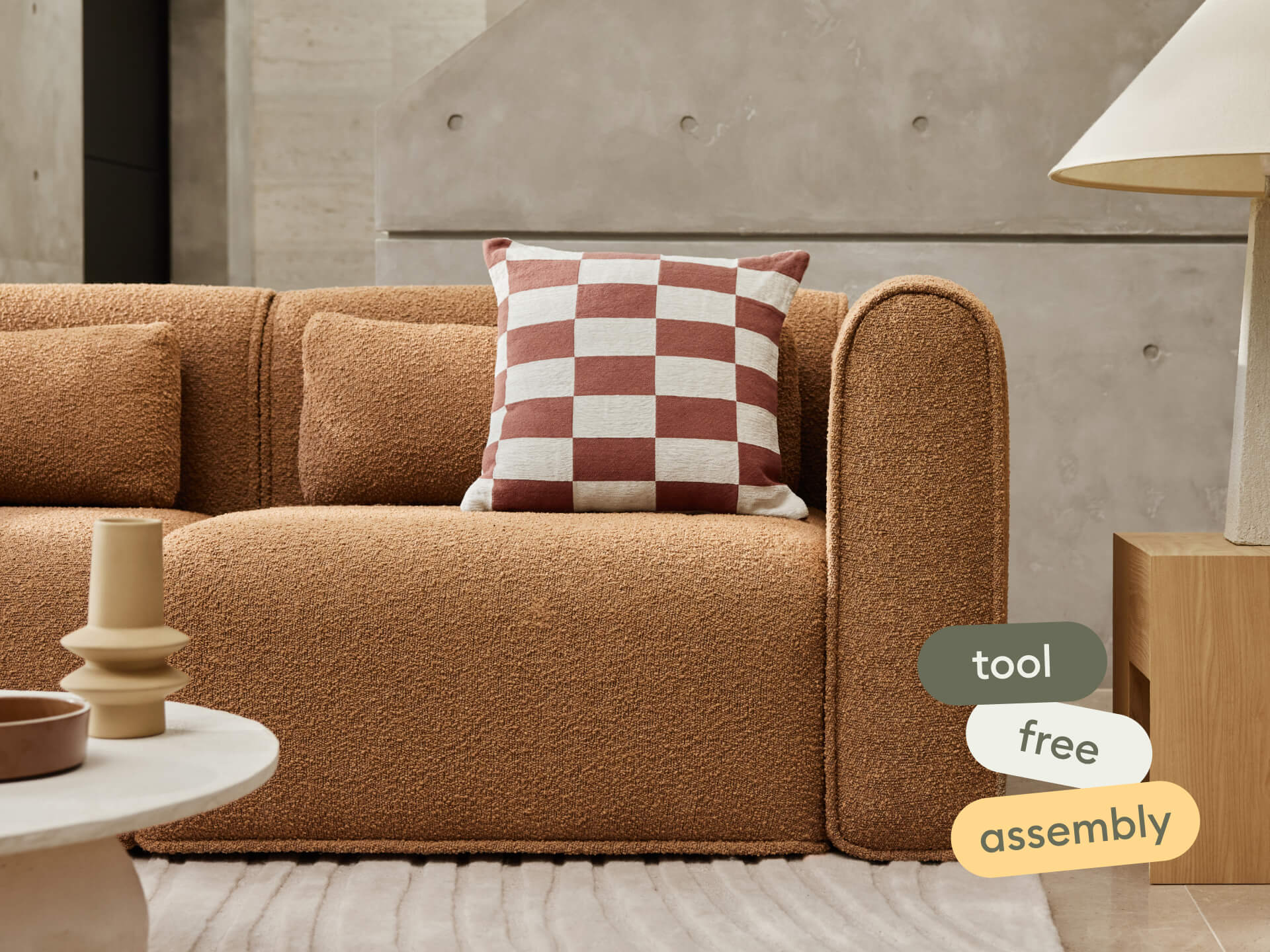 Bangalow Modular Sofa - Sofa / 4-Seater / Sand Dune (Luxe edition)