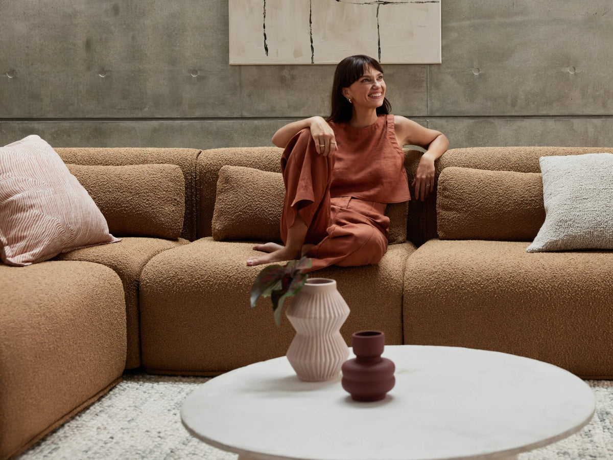 Koala sofa in a living room