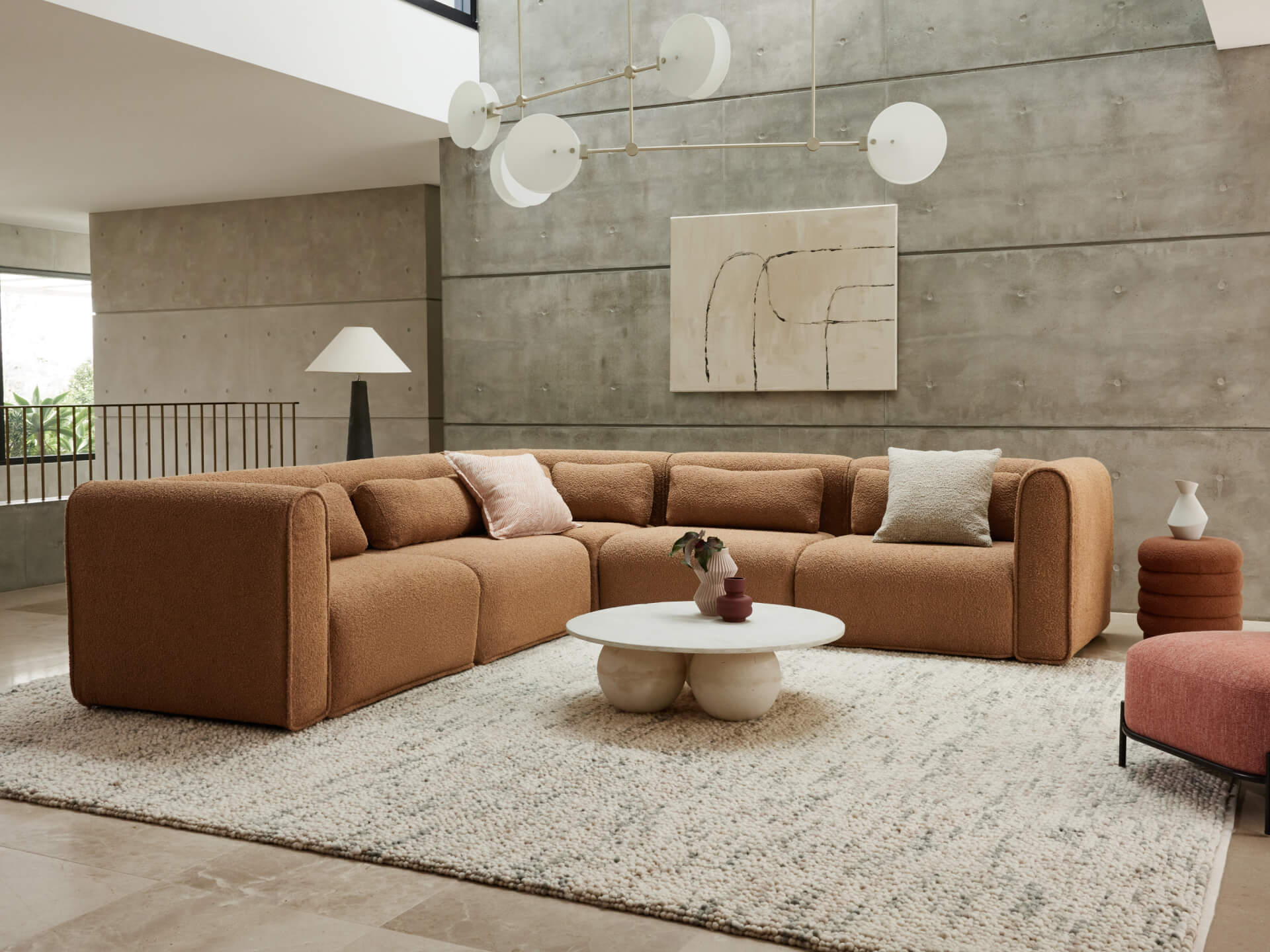 Bangalow Modular Sofa - Corner / 7-Seater / Sand Dune (Luxe edition)